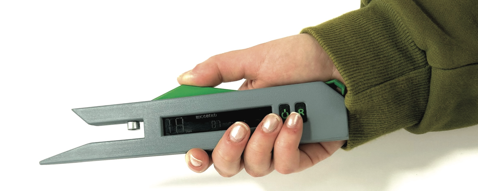 Fabric Gauge for Hidden being held